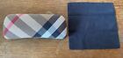 Burberry Made in Italy glasses glass case and cleaning cloth