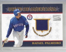 2003 TOPPS BAZOOKA BASEBALL PIECE OF AMERICANA RELIC #PA-RP RAFAEL PALMEIRO