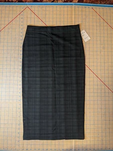 NEW Sanctuary Dark Blue Plaid Long Skirt Women Small NWT Closet110* - Picture 1 of 5