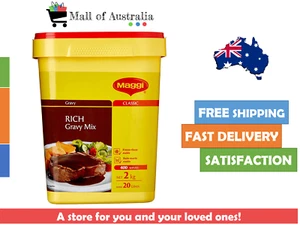 Maggi Rich Gravy Mix 2kg - Makes 20L, 400 Serves, Classic Flavor | Free Shipping - Picture 1 of 6