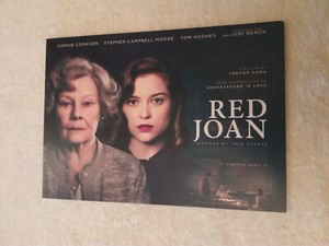 POST CARD; RED JOAN; JUDI DENCH;SOPHIE COOKSON; TREVOR NUNN; FILM ADVERT 2010s