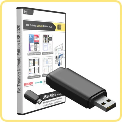PLC Ladder Logic Ultimate Programming Training Manuals Course USB Allen Bradley  - Image 1 of 4