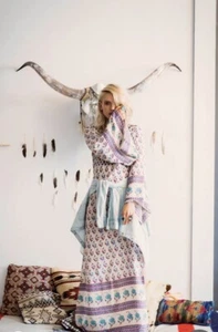 Spell & The Gypsy Maxi Dress Size XS Bohemian Royale Tie Feature Back Festival - Bild 1 von 14