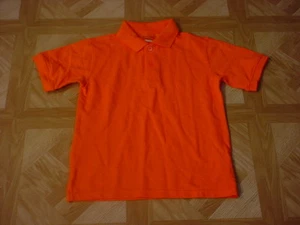 George Boys School Uniform Orange Short Sleeve Polo Shirt 6-7 Small - Picture 1 of 1
