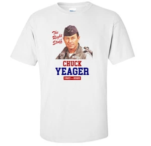 Chuck Yeager The Right Stuff American Hero Tribute T-Shirt - Bild 1 von 6