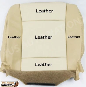 06 07 08 Ford Explorer Eddie Bauer Two Tone Tan Leather Seat Cover LH bottom - Picture 1 of 12