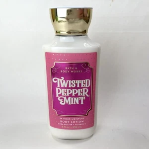 NEW Bath and Body Works Twisted Pepper Mint Body Lotion 8 oz - Picture 1 of 3