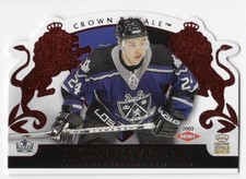 02/03 CROWN ROYALE ROOKIES RED PARALLEL Hockey /350 (#101-140) U-Pick From List