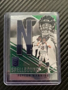 Peyton Manning - - NFL- 2021 Donruss Elite - Spellbound Green "N" - Broncos - Picture 1 of 2