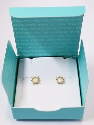 Pendientes Origami Owl Oro Ópalo - ER3117 Foto 1 de 4