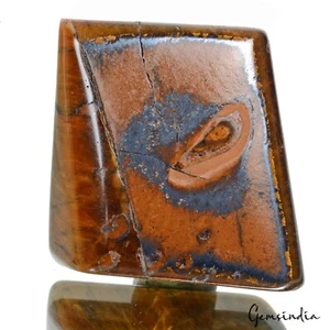 400 Cts Natural Untreated Brown Iron Tiger Eye Fancy Cab Loose Earth mined Gem - Picture 1 of 5
