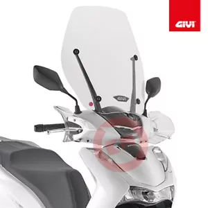 KIT GIVI PARABREZZA ALTO TRASPARENTE D1181ST PER HONDA SH125 / SH150 2020-2021 - Imagen 1 de 3