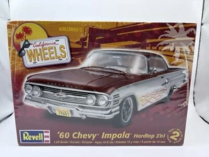 Revell ‘60 Chevy Impala Hardtop California Wheels 2'n1 1/25 Model Kit *SEALED* - Imagen 1 de 3