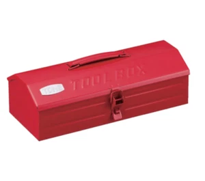 TONE BX510 Hip Roof Tool Box Steel 14"x6.6"x4.8" Red Made in Japan - Picture 1 of 1