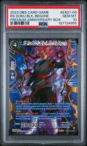 Tarjeta SS Rose Goku Black Mortals Begone SELLADA DORADA Dragon Ball Super PSA 10 - Imagen 1 de 4