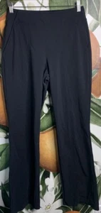 Pantalón Athleta Para Mujer Talla 8T Cosmic Kick Flare Pull On Negro 981485 Trabajo Viaje - Imagen 1 de 7