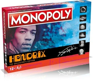 361715 MONOPOLY JIMI HENDRIX COLLECTOR'S EDITION PROPERTY TRADING GAME AGES 12+ - Foto 1 di 2