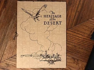 Libro de información de Pioche Mines Co The Heritage of the Desert con derechos de autor 1924 - Imagen 1 de 11
