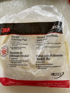 VTG 9" 3M Hookit Polishing Pad Blended Wool New - Picture 1 of 3