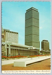 Prudential Center Skyscraper Boston Mass MA 1974 4x6 postal de prensa Dexter como nueva - Imagen 1 de 2