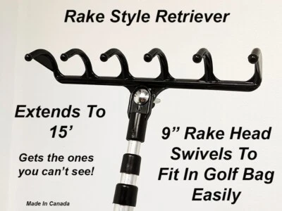 JB Rake Style Golf Ball Retriever 15' - Image 1 of 2