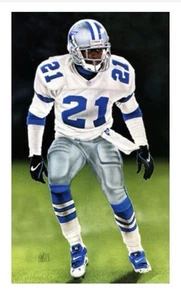 Cowboys Football Art  Poster Vintage Reproduction METAL SIGN 8 x 12 Anc - Picture 1 of 6