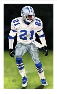 Cowboys Football Art  Poster Vintage Reproduction METAL SIGN 8 x 12 Anc - Image 1 of 4