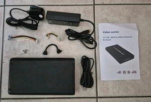 3.5 inch USB Hard Drive Enclosure for an IDE or SATA Hard Drive - Picture 1 of 1