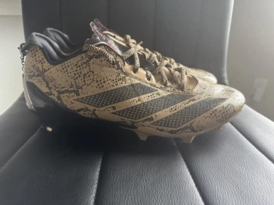 Men's Adidas Adizero Electric 2 Death Adder Football Cleats Brown JR2512 Sz 10.5 - Image 1 of 4