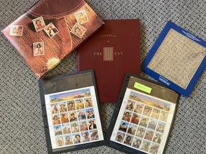 Legenden des Westens postfrischer Satz Briefmarken & Buchfehlermarken blauer Umschlag - Bild 1 von 13