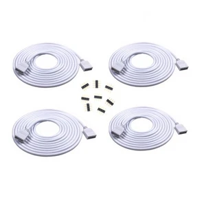 4PCS 2M 6.56ft 4 Color RGB Extension Cable LED Strip (Red, Green, Blue) - Picture 1 of 5