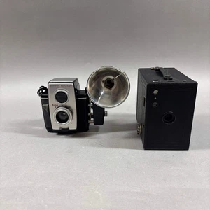 Vintage Camera KODAK No 2A Brownie c.1916 116 & brownie reflex 20 - Picture 1 of 19