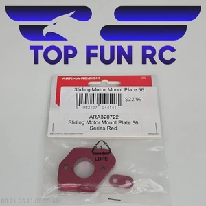 Arrma ARA320722 Sliding Motor Mount Plate 56 Series Red - Picture 1 of 1