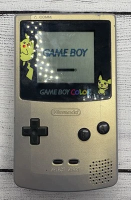 Sistema portátil Nintendo Game Boy color Pokemon edición dorada y plateada Foto 1 de 4