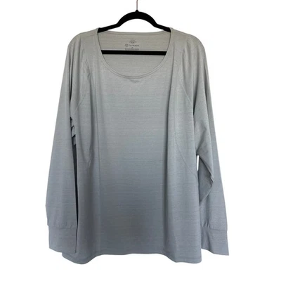 Blusa de manga comprida nova com etiquetas T by Talbots feminina UPF 50+, 3X - Imagem 1 de 4