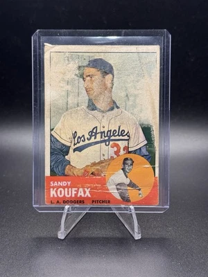 1963 Topps Sandy Koufax #210 Salón de la fama Foto 1 de 4