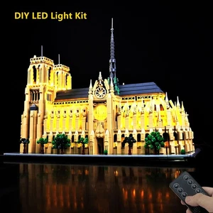 LED Light Kit for Notre-Dame de Paris 21061 - Compatible with  toy birthday gift - Picture 1 of 8