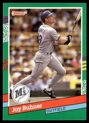 1991 Donruss Jay Buhner Seattle Mariners #509 - Image 1 of 2