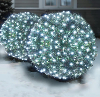 Led Christmas Net Lights Outdoor Christmas Bushes Lights 120Led 6ftx5ft - Image 1 of 4