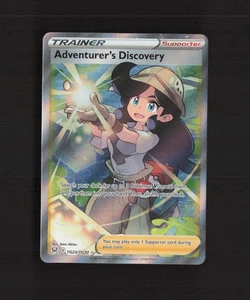 Adventurer's Discovery TG23/TG30 Lost Origin Full Art Ultra Rare Pokemon Card NM - Picture 1 of 10