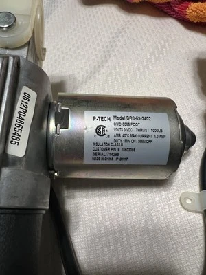 Motor de cama ajustable P-Tech número de sueño DR8-59-2402 CMC-3071 cabeza/CMC-3085 pies Foto 1 de 4