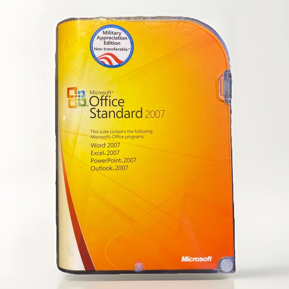 NEW Official Microsoft Office Professional 2007 Full Retail Version Product Key - Image 1 of 1