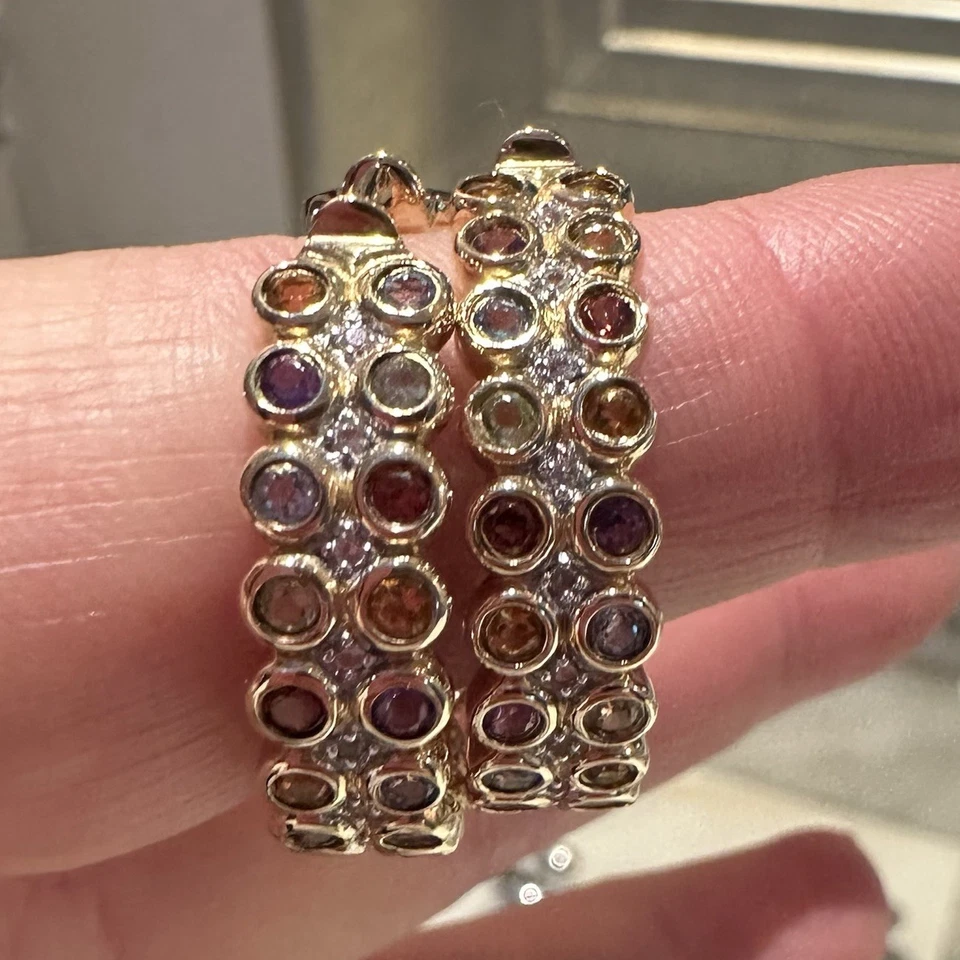 10K 黄金耳钉 - 12.80 克 — 第 1/4 张图片