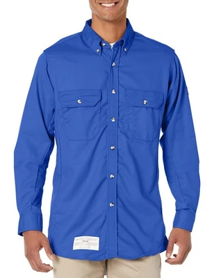 Bulwark Men's Flame Resistant 7 oz Cotton/Nylon ComforTouch Shirt Small - Image 1 of 3