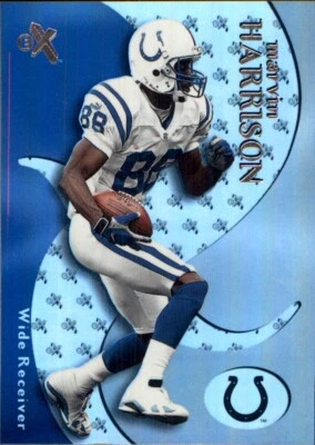 2000 Fleer E-X #66 Marvin Harrison INDIANAPOLIS COLTS SYRACUSE ORANGE - Image 1 of 2