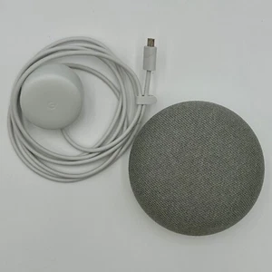 Google Home Mini 1st Generation Model H0A Grey And Orange With Power Cord - Picture 1 of 2