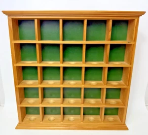 Vintage Wood 25 Golf Ball Knick Knack Trinket Display Rack Shelf - Picture 1 of 13