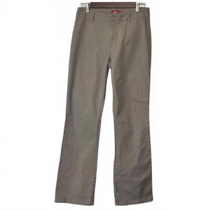 Pantalone Dickies kaki junior taglia 7/28 bootcut elasticizzato casual uniforme scuola - Foto 1 di 7