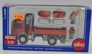 DIE CAST CAMION " MERCEDES ATEGO MIT KRAN WITH CRANE AVEC PLATEAU ET GRUE " S... - Foto 1 di 2