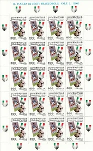 1997 Minifoglio, Juventus campione d'Italia 1996-1997, L. 800 (Uni 2323) - Foto 1 di 2
